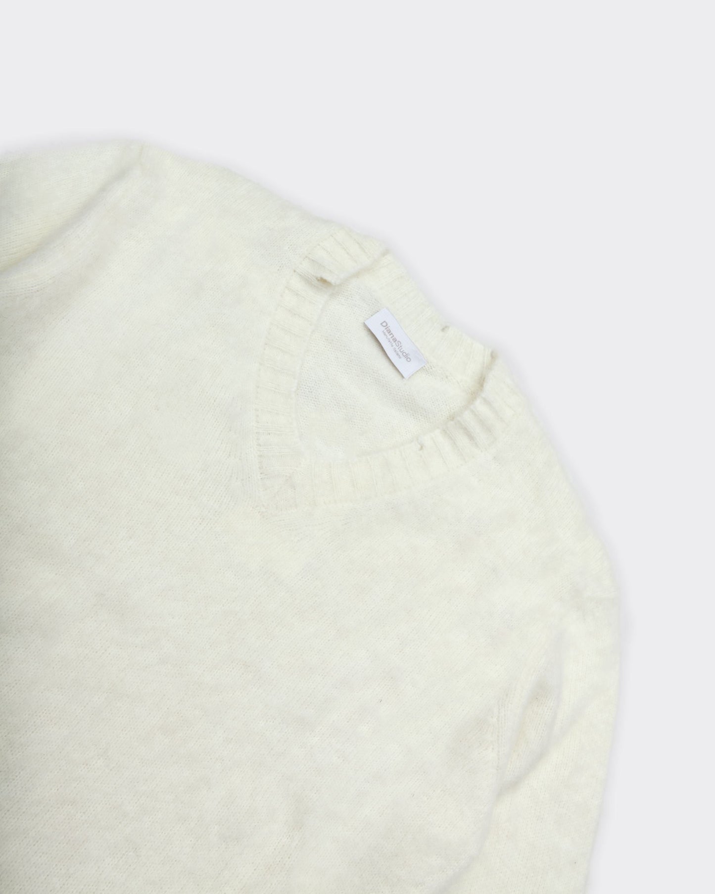 Maglione V-Neck Bianco