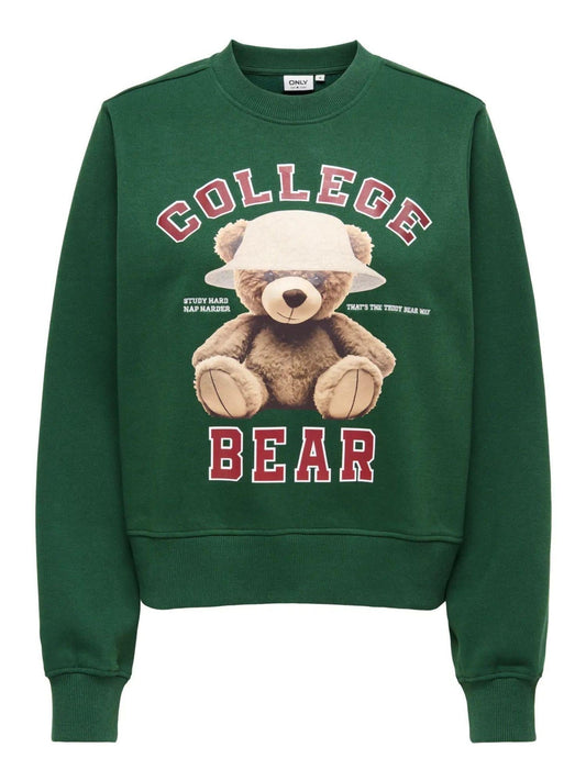 Only Felpa Donna Bila Pineneedle College