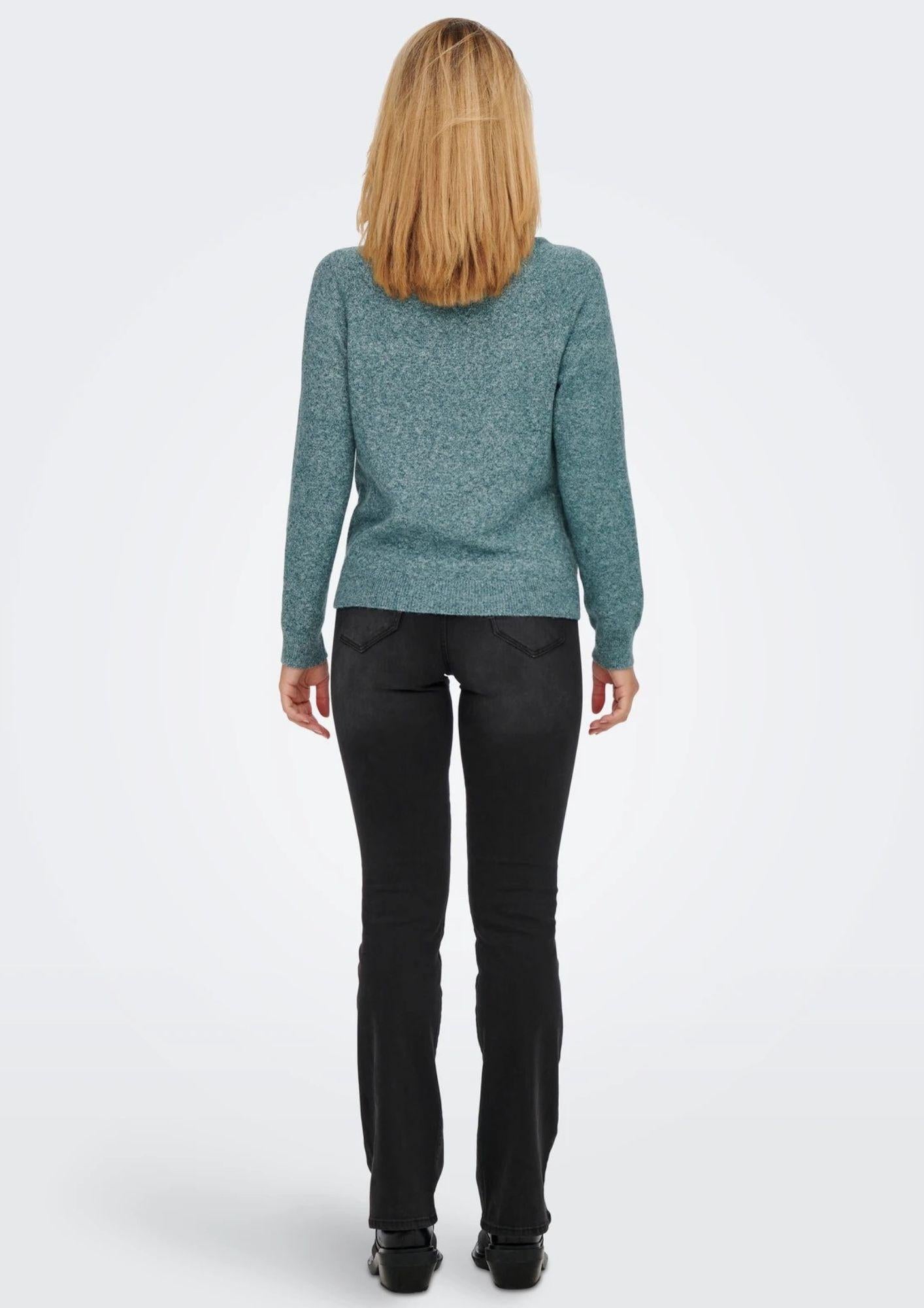 Only Pullover Donna Rica Verde
