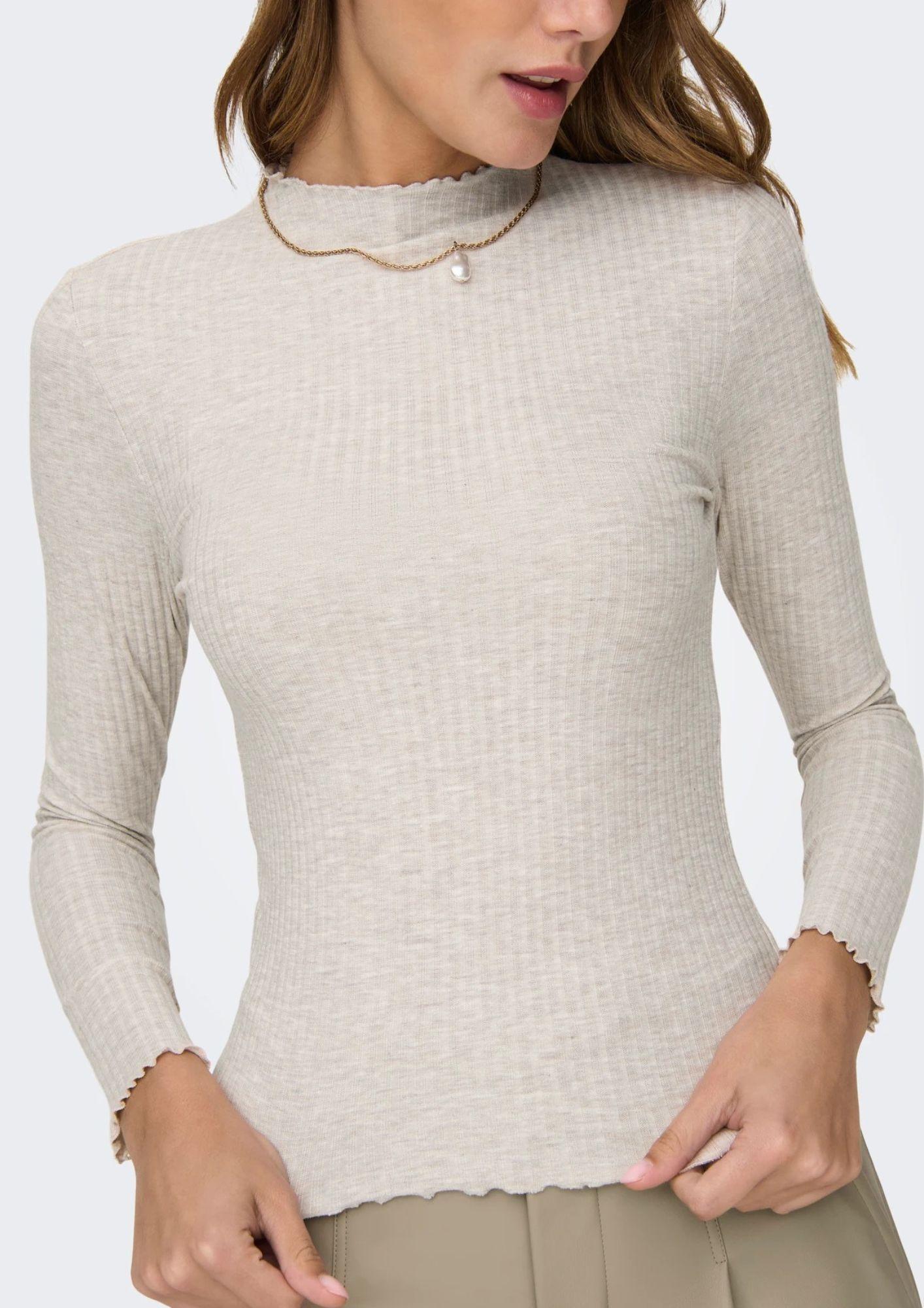 Only Top Donna Emma Beige