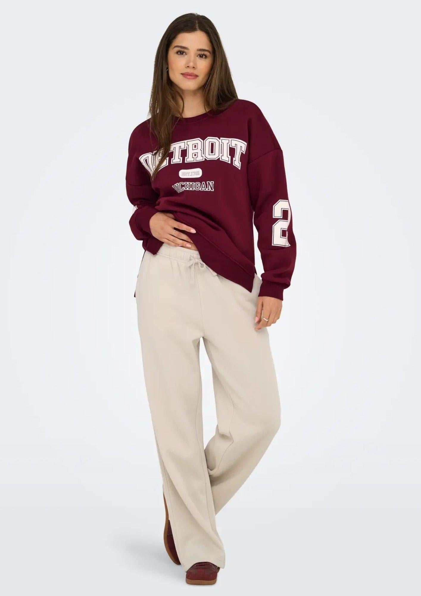 Only Pantalone Donna Best Beige