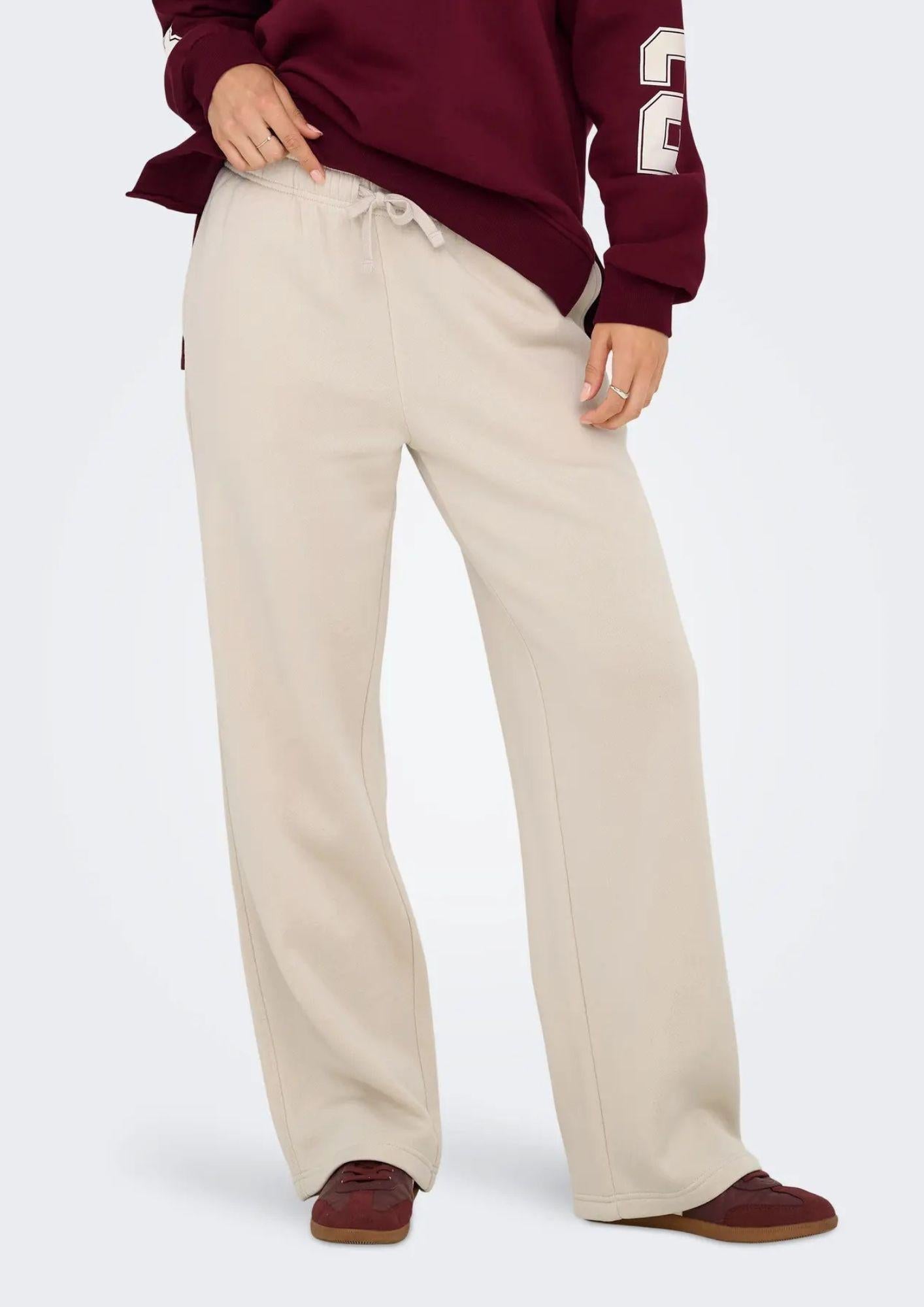 Only Pantalone Donna Best Beige