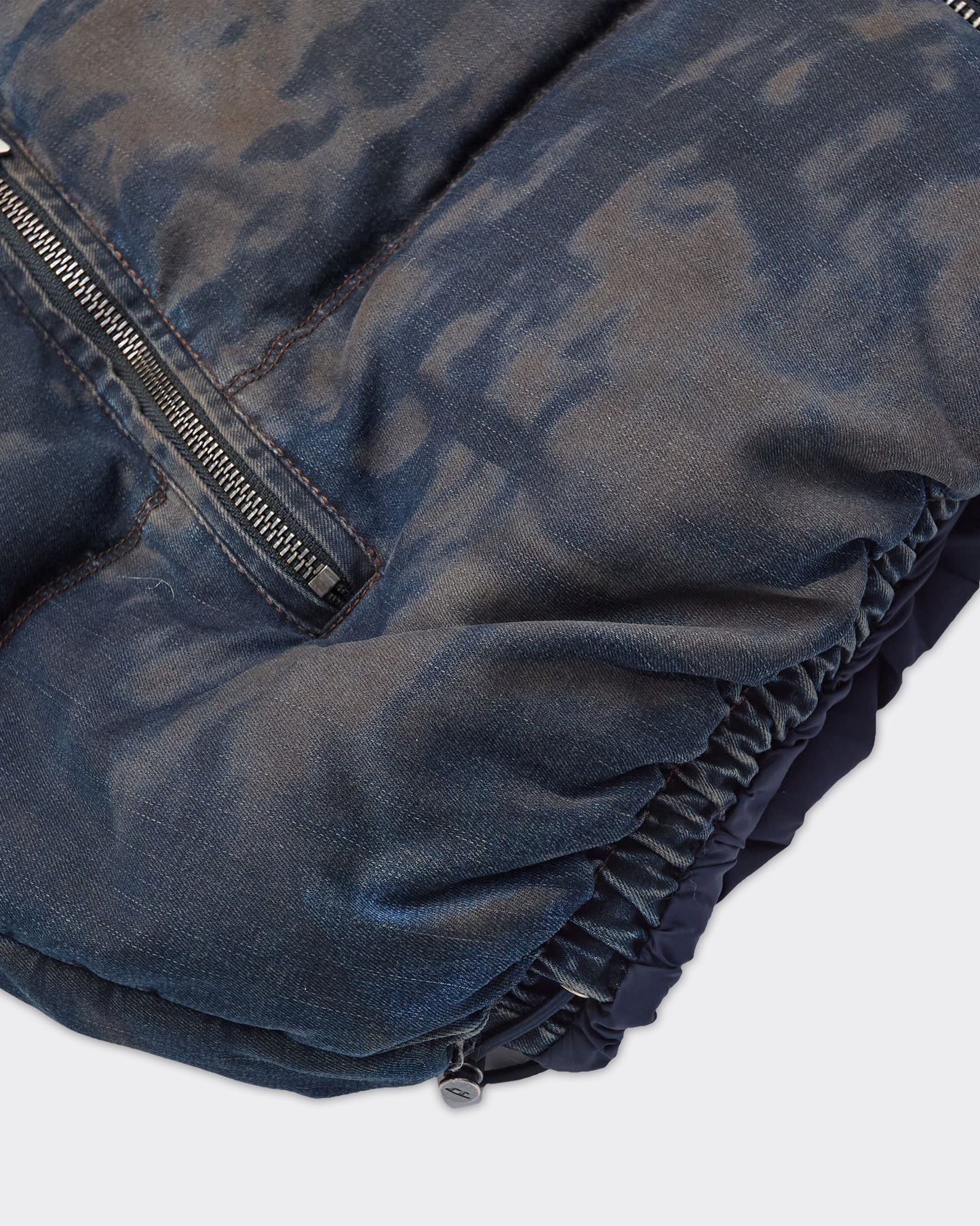 Giacca Puffer W-Johns Marrone/Blu