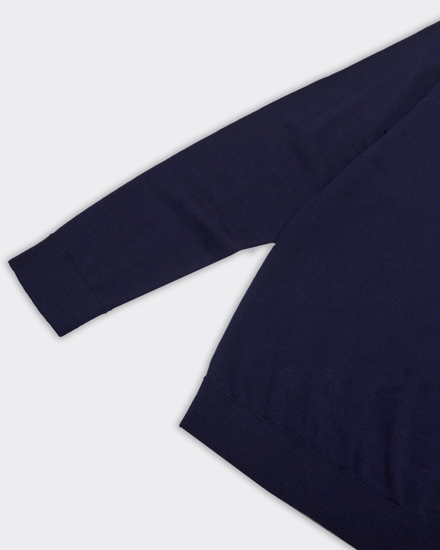 Pullover Tray Knit Merino Blu Navy
