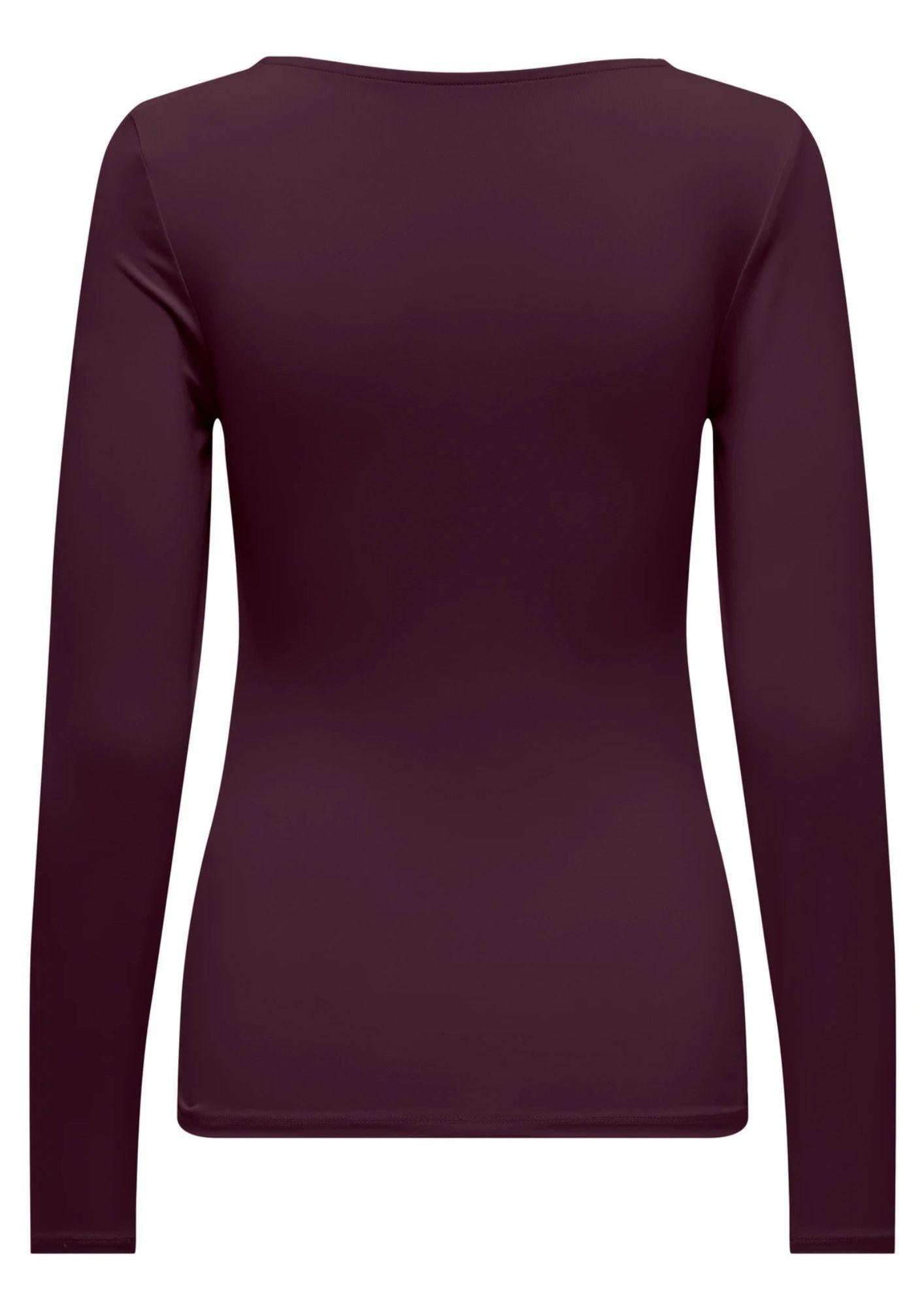 Top Donna Only Onlea Bordeaux