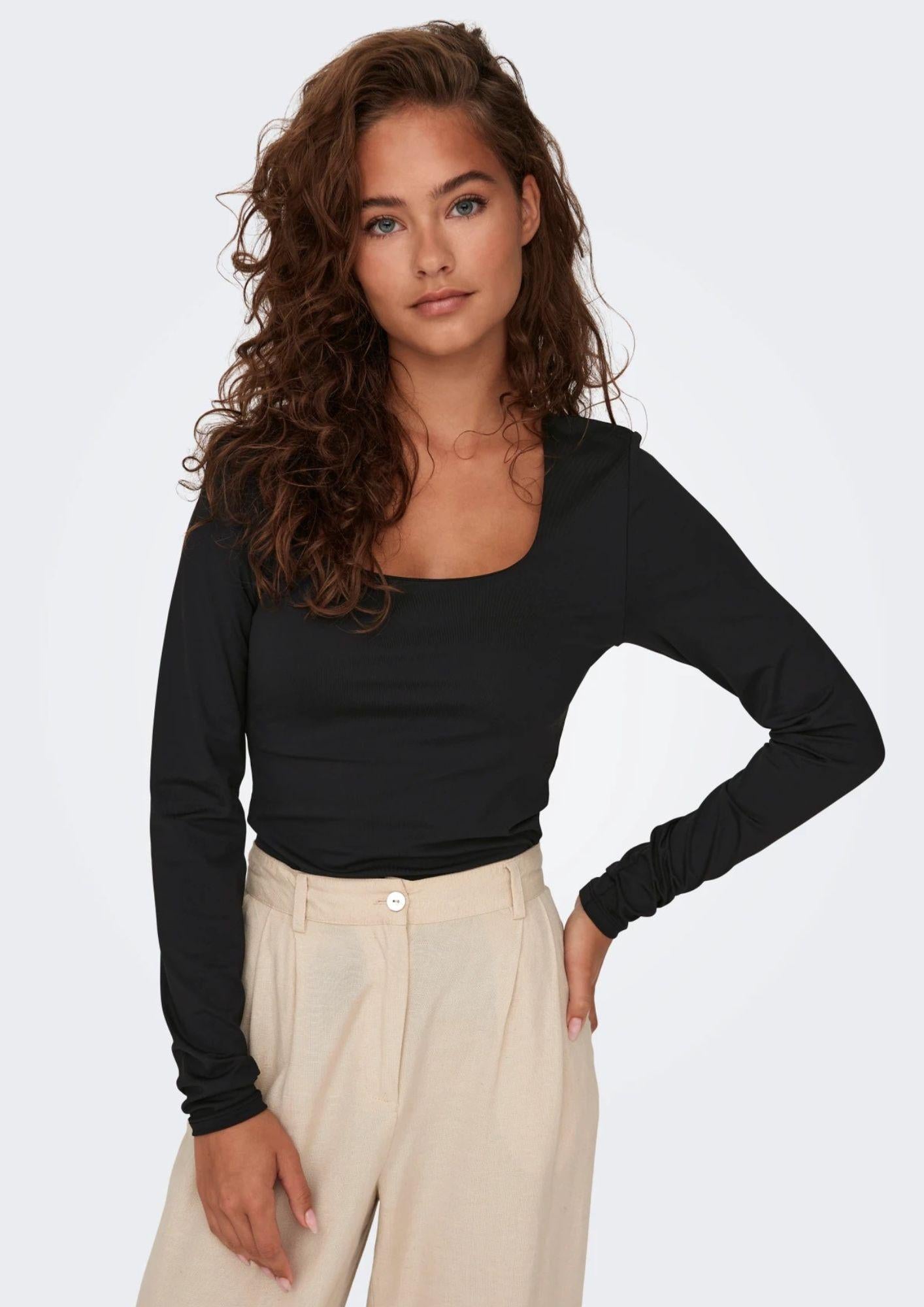 Top Donna Only Onlea Nero