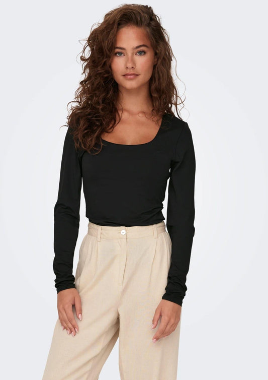 Top Donna Only Onlea Nero