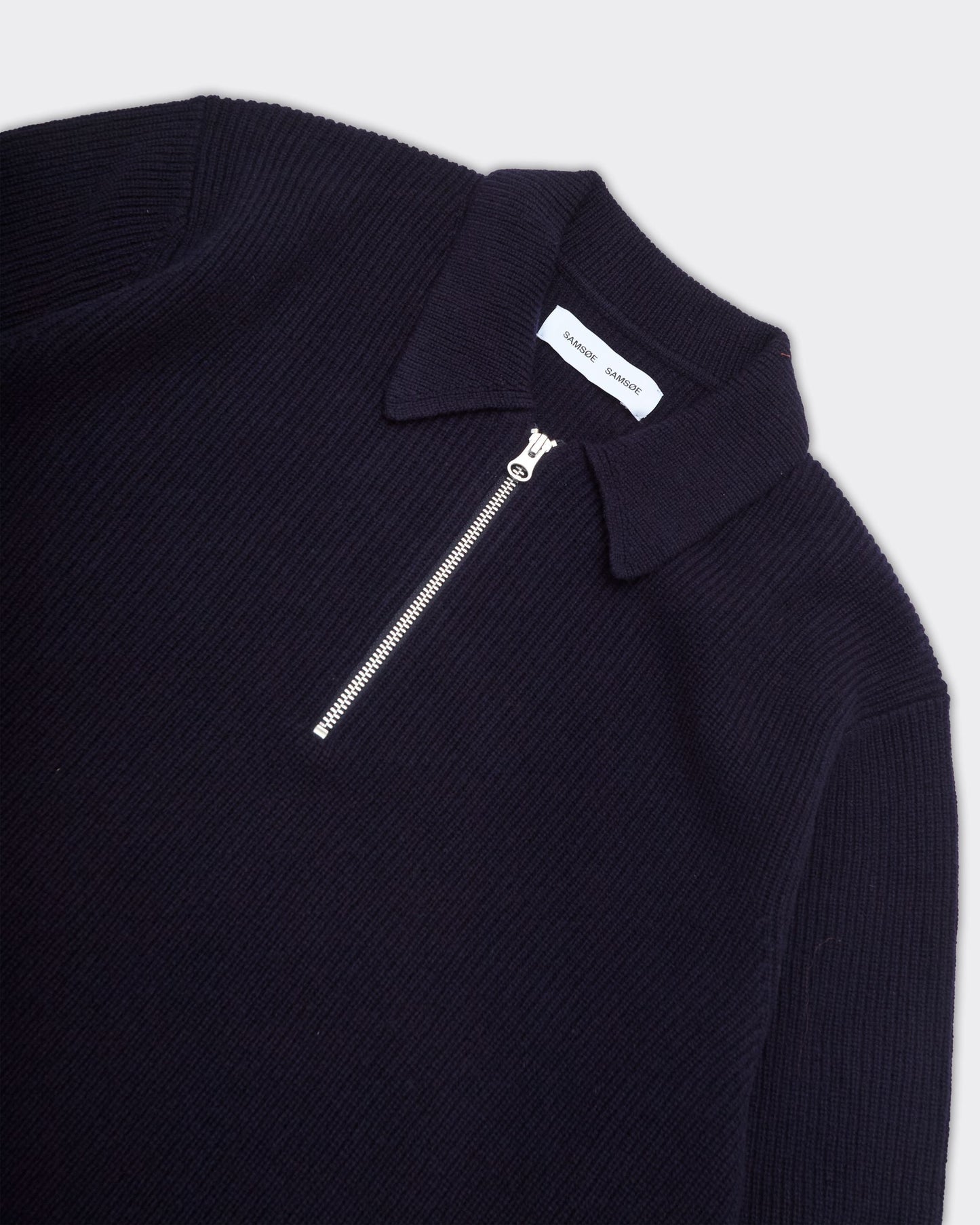Polo Saiksaks Half Zip Knit Blu