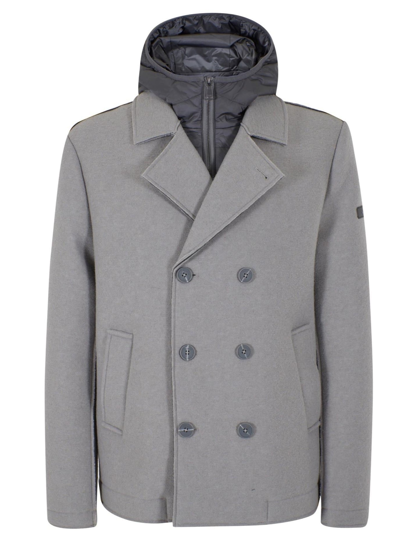 Yes Zee Giubbino Doppiopetto sfoderato Uomo Grigio Chiaro