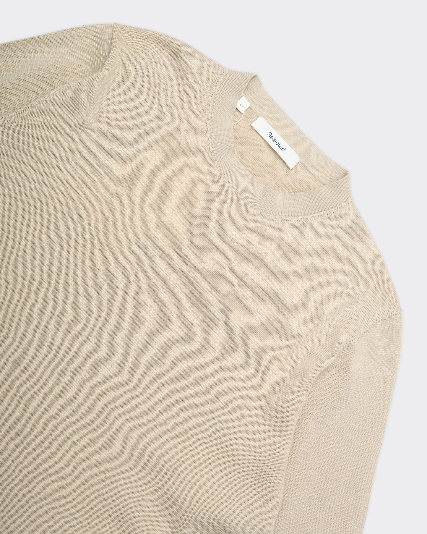 Crewneck Ravi Knit Structure Oatmeal
